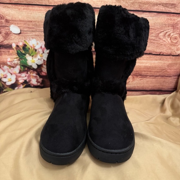 Style & Co. Black Witty Winter Boots with Plush Lining - Picture 3 of 5